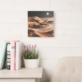 Reloj Cuadrado Desert Sands Wall Clock
