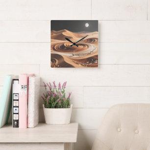 Reloj Cuadrado Desert Sands Wall Clock