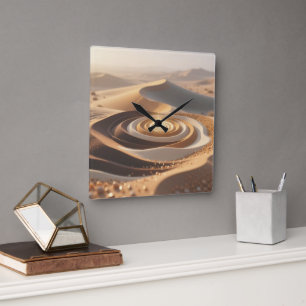 Reloj Cuadrado Desert Sands Wall Clock