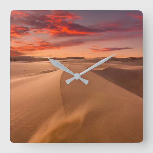 Reloj Cuadrado Deserts | Desert United Arab Emirates (Anverso)