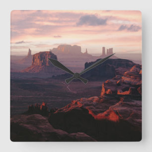 Reloj Cuadrado Desiertos Monument Valley Utah-Ariziona