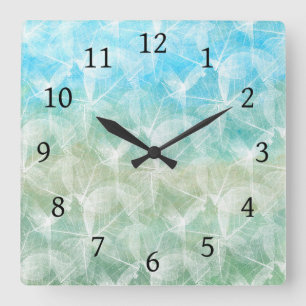 Reloj Cuadrado Design 45 blue green