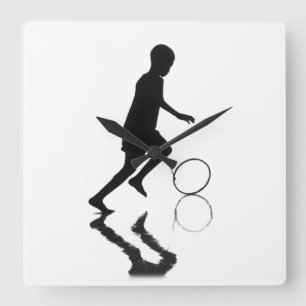 Reloj Cuadrado Despreocupado