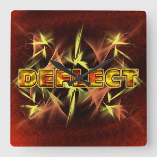 Reloj Cuadrado Desviación  (Anverso)