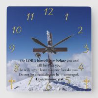 Deuteronomio cruz de pico de la montaña 31:8