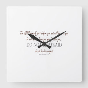 Reloj Cuadrado Deuteronomy_31:8