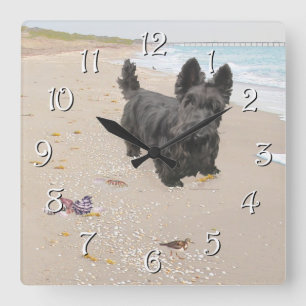 Reloj Cuadrado Día de Playa