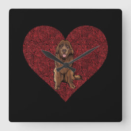 Reloj Cuadrado Día de San Valentín de Terranova | regalo de impre