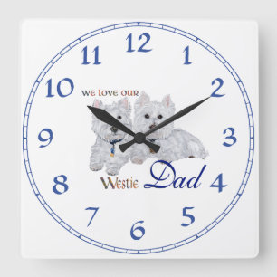 Reloj Cuadrado Día del Padre Occidental