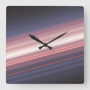 Reloj Cuadrado diagonal abstracta 2