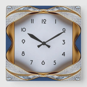 Reloj Cuadrado Diamante Art Déco