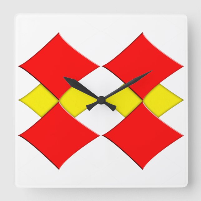 Reloj Cuadrado Diamantes (Anverso)