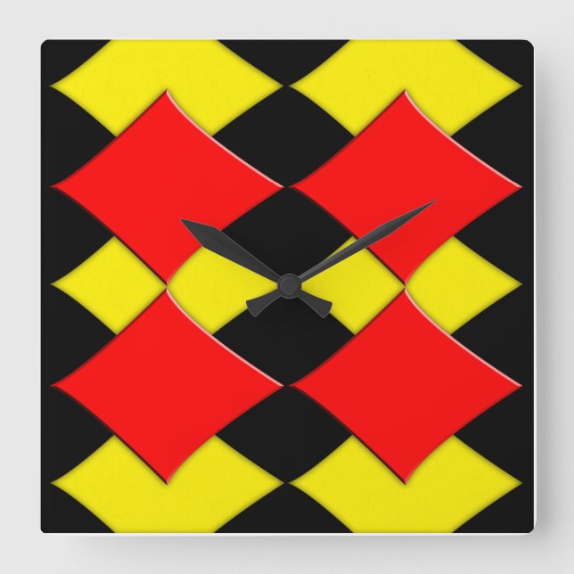 Reloj Cuadrado Diamantes (Anverso)