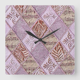 Reloj Cuadrado Diamond Designs In Pinks