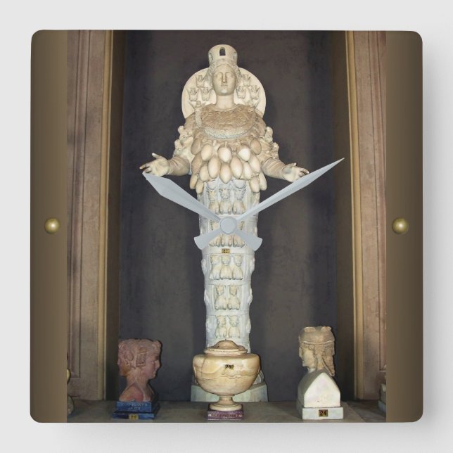 Reloj Cuadrado Diana de Ephesus (Anverso)