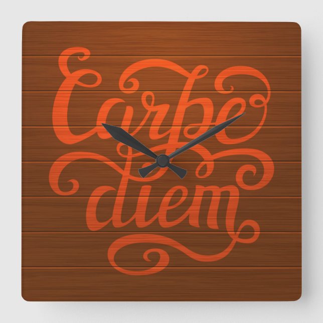 Reloj Cuadrado Diem. (Anverso)