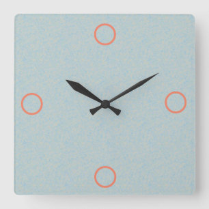 Reloj Cuadrado Dígitos trimestrales de Minimalistic en cualquier