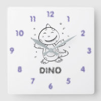 Dinosaurio - Animal de arte esbozado en blanco y n