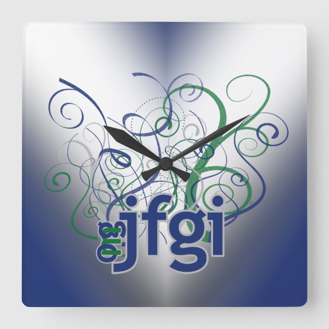 Reloj Cuadrado ¡Dios mío! jfgi (Anverso)