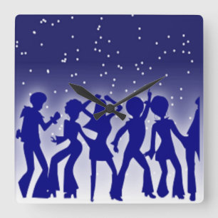 RELOJ CUADRADO DISCO DANCERS