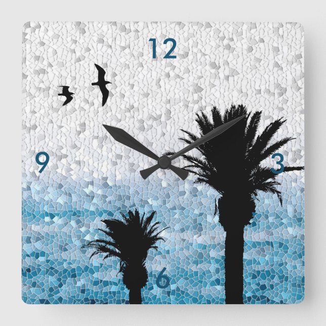 Reloj Cuadrado Diseño 25 (Anverso)