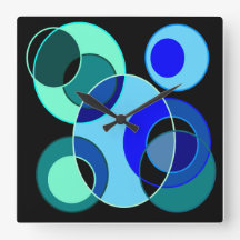 Diseño de círculos de intersección azul y verde