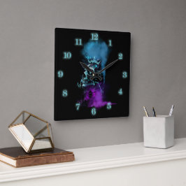 Reloj Cuadrado Diseño de fantasía | Criptomoneda | Ethereum