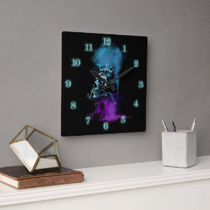Reloj Cuadrado Diseño de fantasía   Criptomoneda   Ethereum