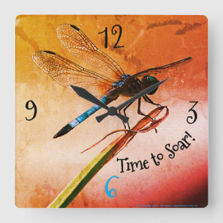 Reloj Cuadrado * Diseño de la "libélula del desierto"