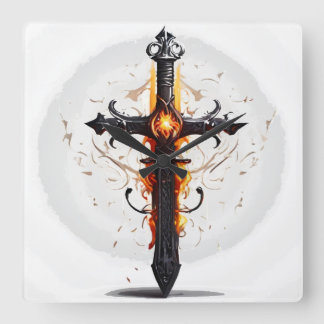 Reloj Cuadrado Diseño inspirador