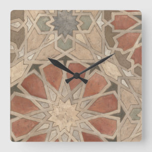 Reloj Cuadrado Diseño No-Embellecido I de Marrakesh