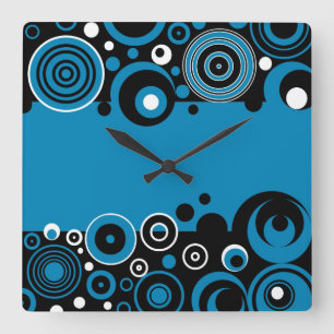 Reloj Cuadrado Diseño retro