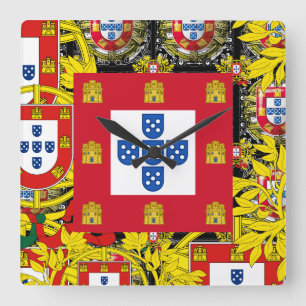 Reloj Cuadrado Diseños de Portugal