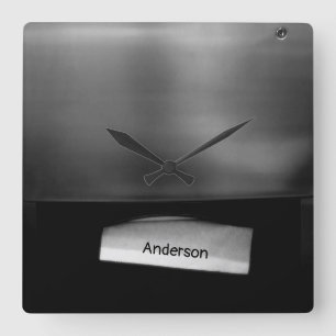 Reloj Cuadrado Dispensador de toallas de papel plegado personaliz