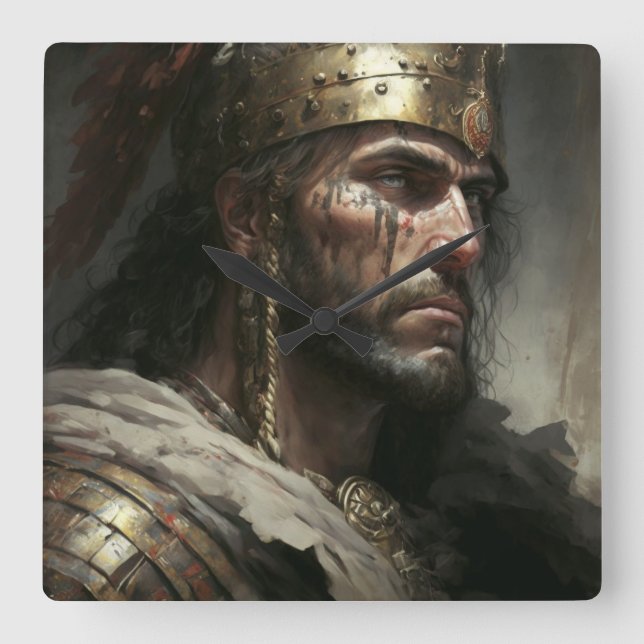 Reloj Cuadrado Distant War (Anverso)