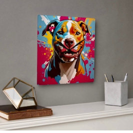 Reloj Cuadrado Diversión de cumpleaños en Staffordshire