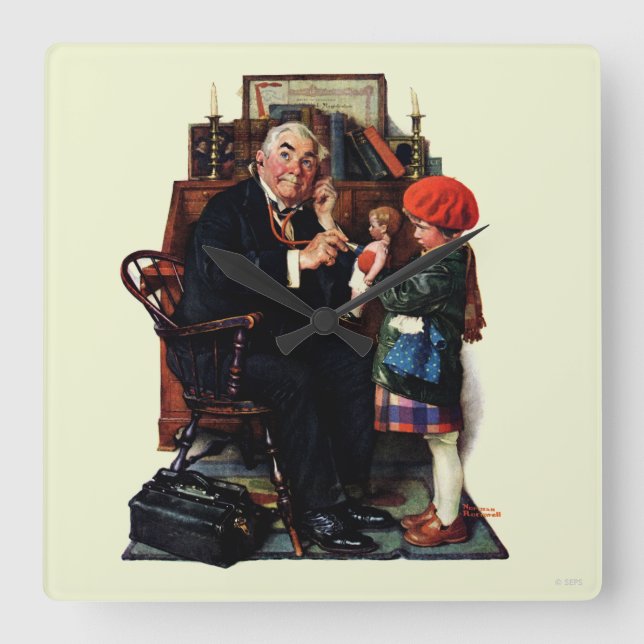 Reloj Cuadrado Doctor and the Doll (Anverso)