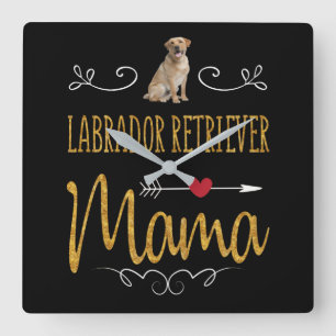 Reloj Cuadrado Dog Lover Labrador Retriever Mama