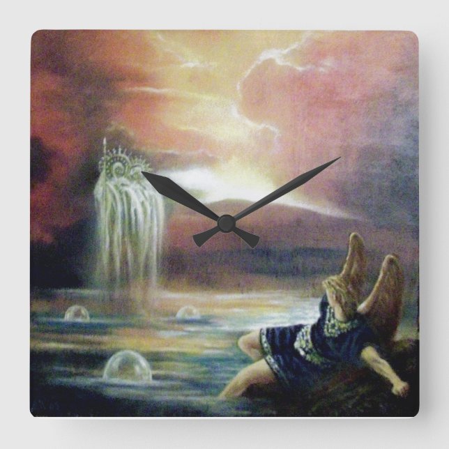 RELOJ CUADRADO DOS SAINT JOHN Y FALLEN ANGEL (Anverso)