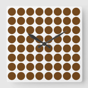 Reloj Cuadrado Dosis neutras de las nueces
