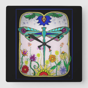 Reloj Cuadrado Dragón