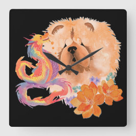 Reloj Cuadrado DRAGON-TALEZ CHOW año del dragón