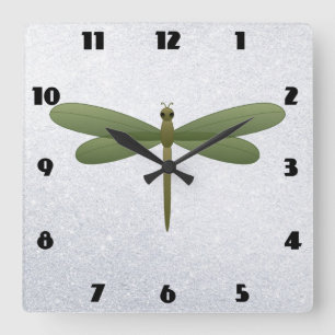 RELOJ CUADRADO DRAGONFLY