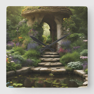 Reloj Cuadrado Dream Garden