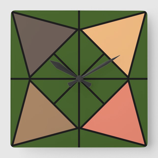 Reloj Cuadrado Driehoek, triangel  (Anverso)