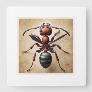 Reloj Cuadrado Driver Ant Dorylus 061124IREF223 - Watercolor