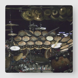 Reloj Cuadrado Drums Power