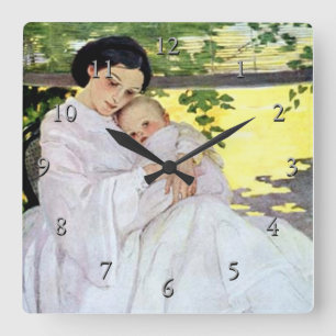 Reloj Cuadrado "Dulce y bajo"