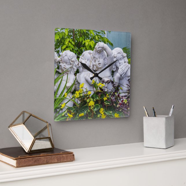Reloj Cuadrado Dulces ángeles... (Oficina)