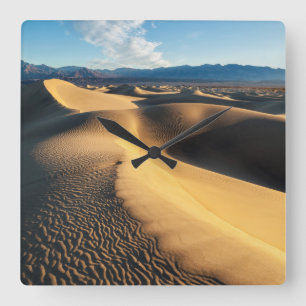 Reloj Cuadrado Dunas de arena en Valle de la Muerte, CA
